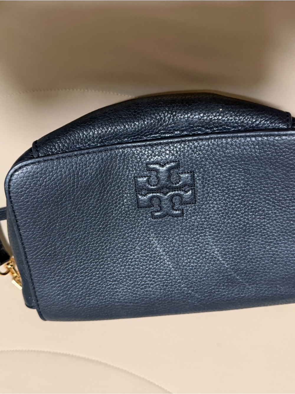 Tory Burch Black Leather Crossbody Bag